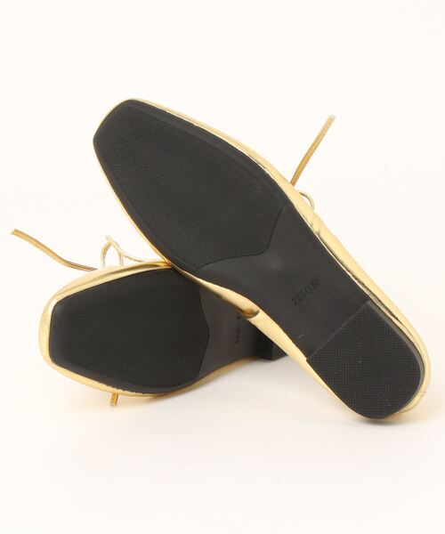 「almo」 バレエシューズ 35 シルバー レディース_画像3