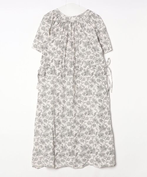 「select MOCA」 花柄半袖ワンピース - ホワイト レディース_画像2