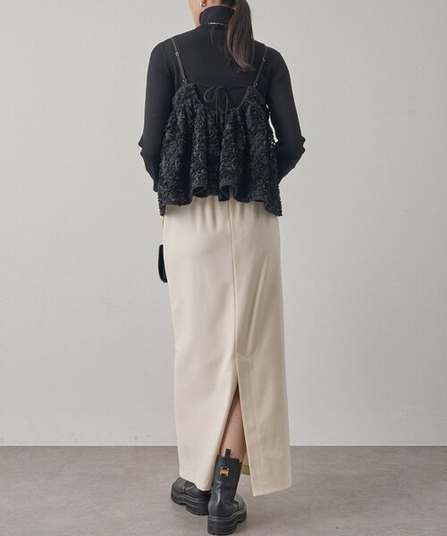 「LOUNGEDRESS」 ロングスカート MEDIUM アイボリー レディース_画像6