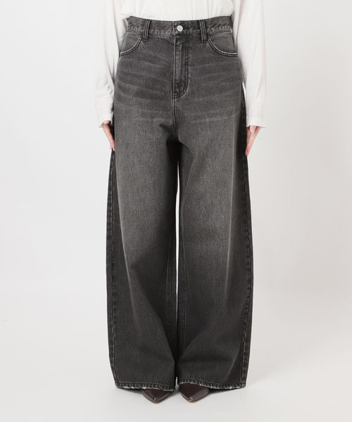 ワイドパンツ ジーンズ デニム デニムパンツ 「一部WEB限定追加」バギーDENIM レディースの画像