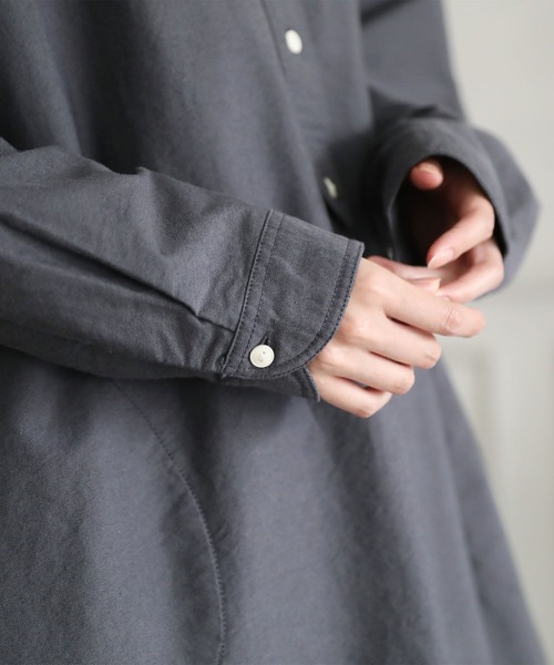 「soulberry」 長袖ワンピース M グレー レディース_画像9