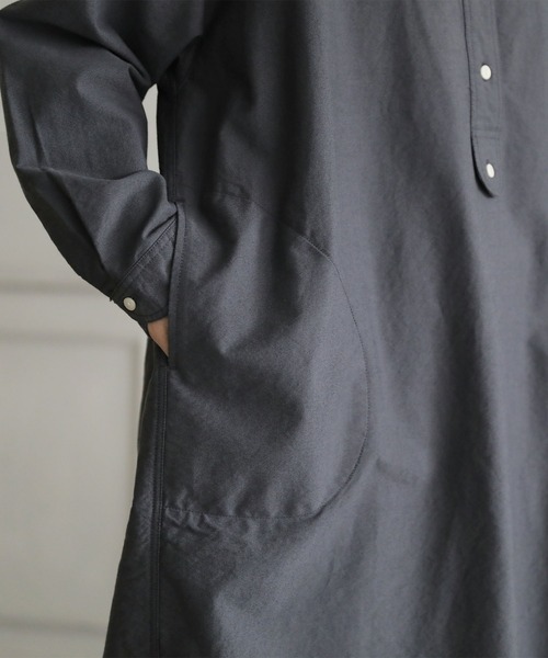 「soulberry」 長袖ワンピース M グレー レディース_画像10