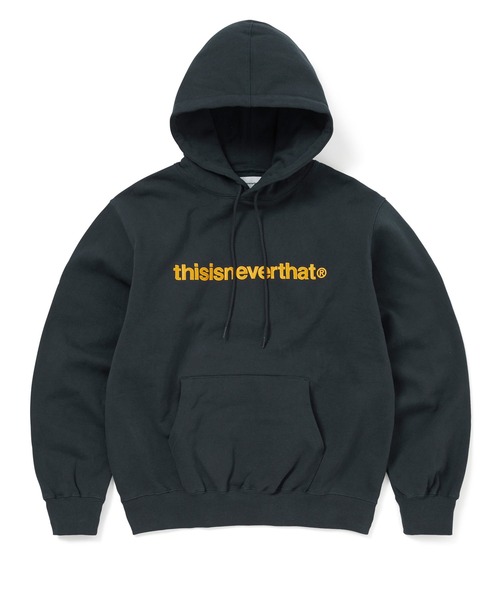 thisisneverthat ネイビーロゴパーカー thisisneverthat（ディスイズネバーザット） プルオーバーパーカー M