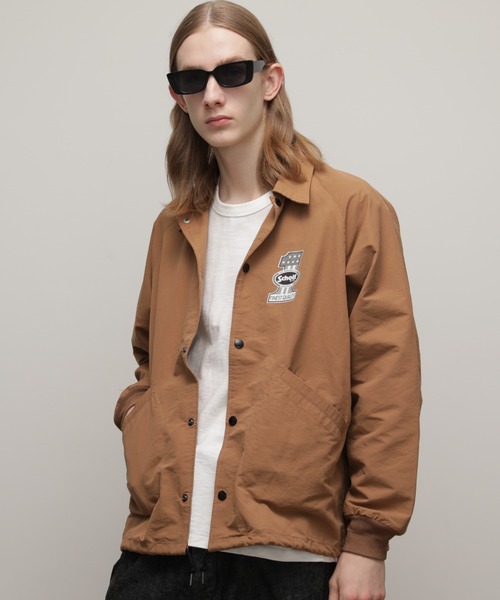 Schott N.Y.C（ショット） 「schott」 コーチジャケット L ブラウン