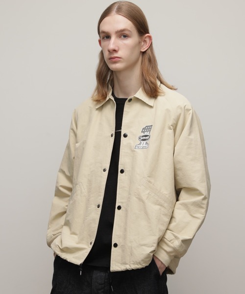 Schott N.Y.C（ショット） 「schott」 コーチジャケット L ブラウン