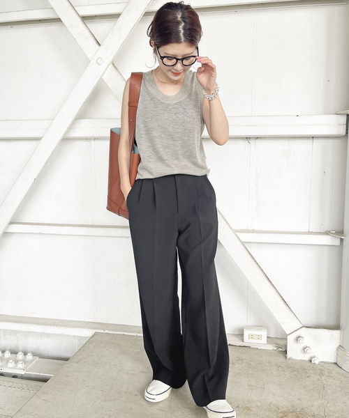 「Spick \u0026 Span」 スラックス 38 ベージュ レディースの画像