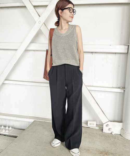 「Spick \u0026 Span」 スラックス 38 ベージュ レディースの画像