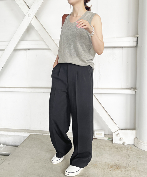 「Spick \u0026 Span」 スラックス 38 ベージュ レディースの画像