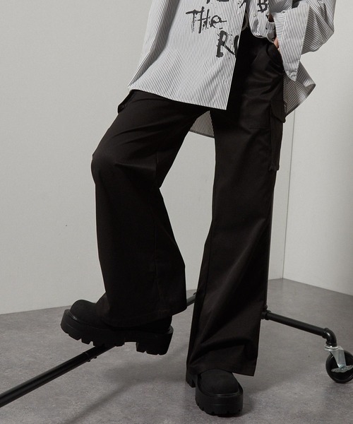 「Alfred Alex」 カーゴパンツ M ブラウン レディース_画像8