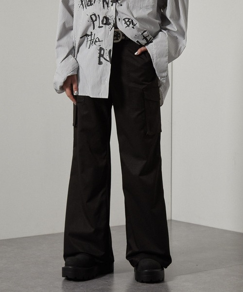 「Alfred Alex」 カーゴパンツ M ブラウン レディース_画像9