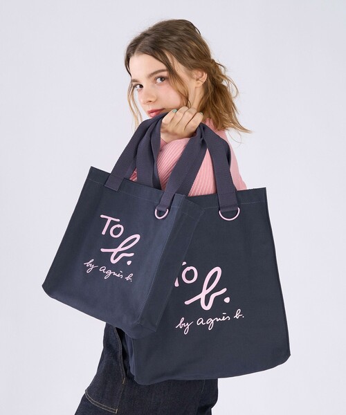To b. by agnes 「To b.」 トートバッグ FREE ネイビー レディース
