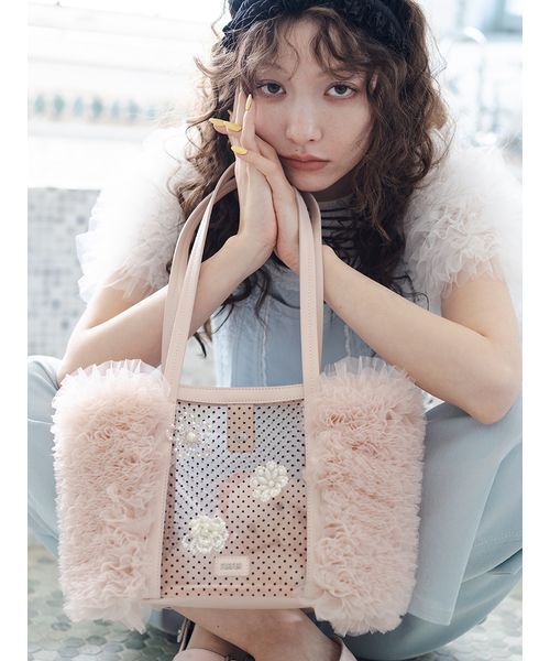 USAGI ONLINE限定】【FURFUR×foxy illustrations】ミラー付きスクエア 