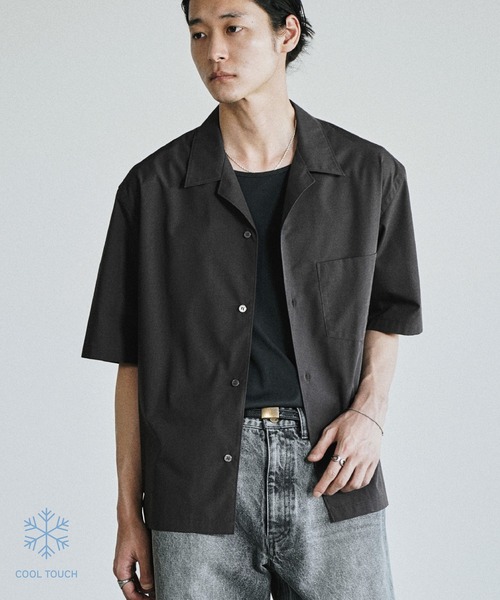 WYM LIDNM シャツ MICRO SPAN CROPPED H/S SHIRT メンズ レディース
