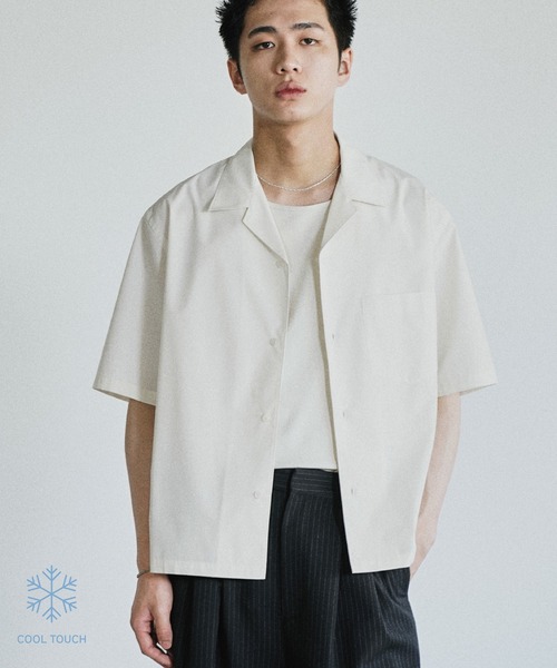 WYM LIDNM シャツ MICRO SPAN CROPPED H/S SHIRT メンズ レディース
