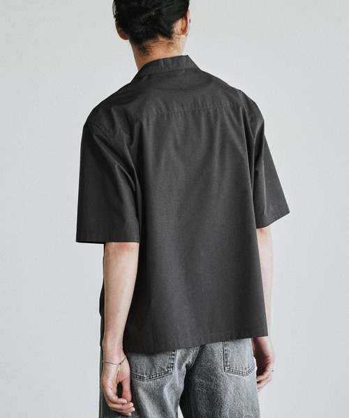 WYM LIDNM シャツ MICRO SPAN CROPPED H/S SHIRT メンズ レディース