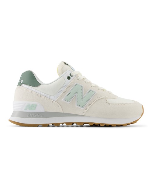 New Balance スニーカー ホワイト グリーン New Balance（ニューバランス） シューズ 23.0cm ホワイト×グリーン
