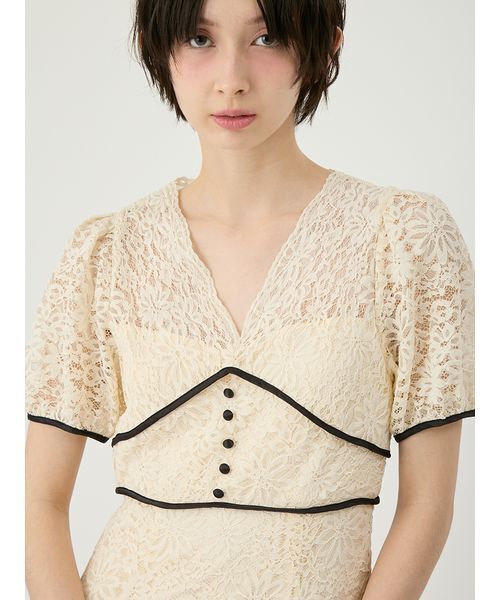 LILY BROWN（リリーブラウン） ドレス レースロングドレス : ZOZOTOWN
