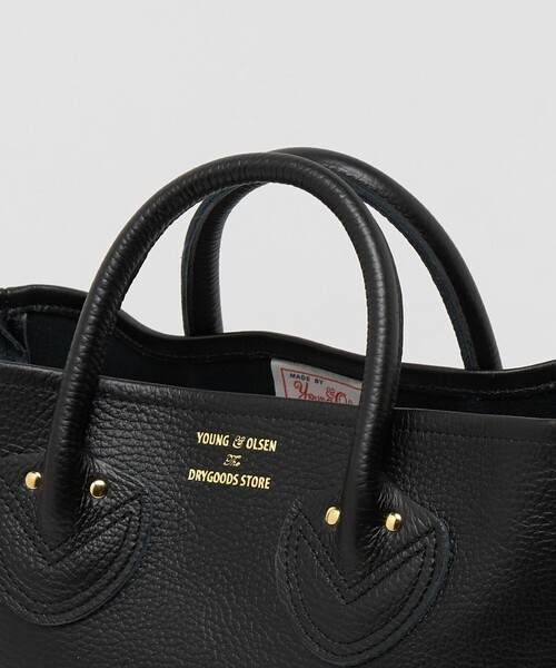 トートバッグ 「YOUNG＆OLSEN The DRYGOODS STORE」エンボス レザー トートM トートバッグ メンズ レディースの画像