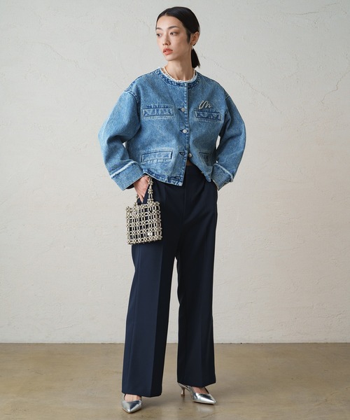 「LOUNGEDRESS」 ジーンズ上衣 FREE 青味 レディース