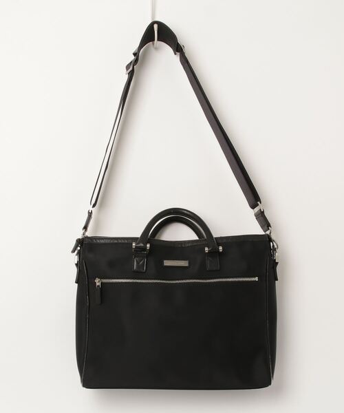 BURBERRY バーバリー ビジネスバッグ 2way レザー ブラック BURBERRY（バーバリー） 2WAYバッグ - ブラック メンズ : ZOZOTOWN