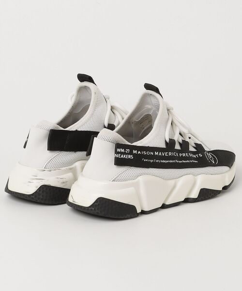 「MAISON MAVERICK PRESENTS」 ローカットスニーカー 24.0 ホワイト レディース_画像2