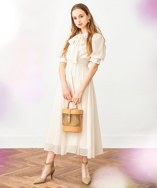 「NOELA」 半袖ワンピース M ピンク レディース_画像3