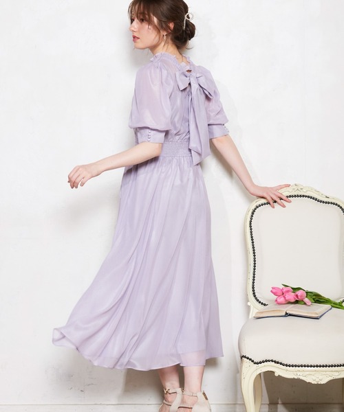 「NOELA」 半袖ワンピース M ピンク レディース_画像6