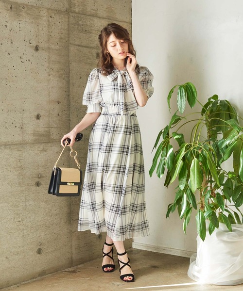 「NOELA」 半袖ワンピース M ピンク レディース_画像8