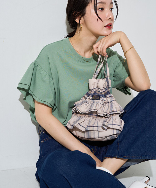 FREAK'S STORE（フリークスストア） tシャツ 半袖 限定展開 袖フリル