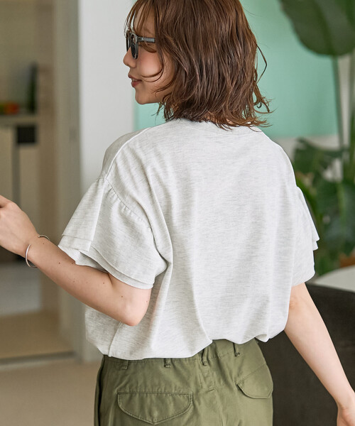 FREAK'S STORE（フリークスストア） tシャツ 半袖 限定展開 袖フリル