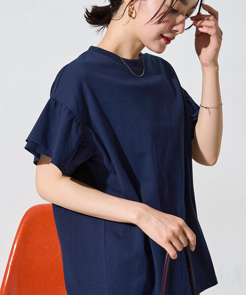 FREAK'S STORE（フリークスストア） tシャツ 半袖 限定展開 袖フリル
