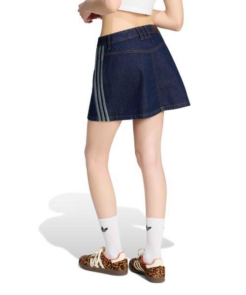 adidas（アディダス） デニムスカート adidas 3 STRIPES MINI SKIRT
