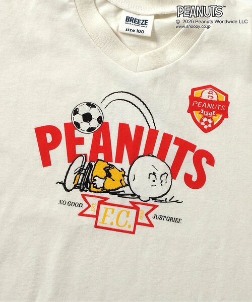 PEANUTS tシャツ サッカーユニフォーム風Tシャツ キッズ 子供服 男の子