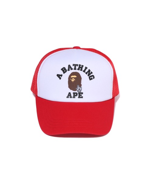 A BATHING APE（アベイシングエイプ） メッシュキャップ FREE ネイビー
