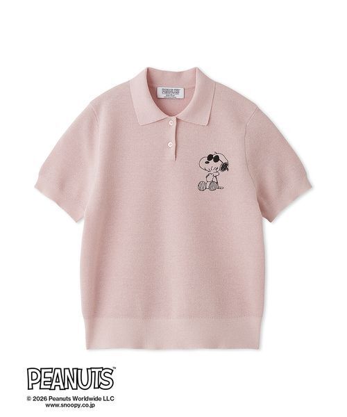 Mila Owen（ミラオーウェン） ポロシャツ ポロ 「PEANUTS」刺繍ポロ