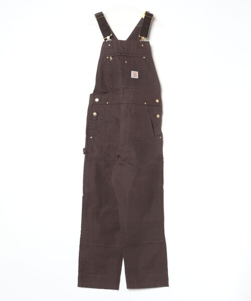 Carhartt ブラウンオーバーオール 32x30 Carhartt（カーハート） オーバーオール 32inch ダークブラウン メンズ