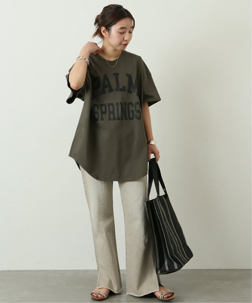 「JOURNAL STANDARD」 半袖Tシャツ FREE グリーン レディース_画像3