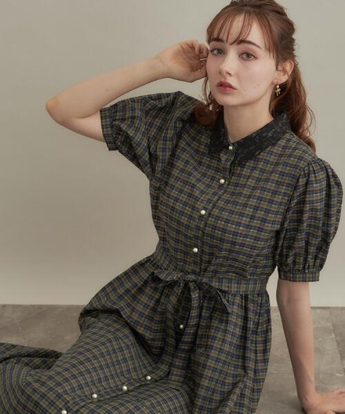 Couture Brooch（クチュール ブローチ） ワンピース 夏 半袖 「大人の