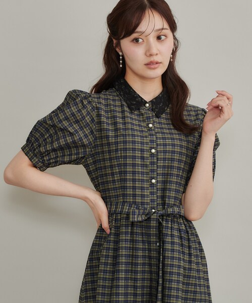Couture Brooch（クチュール ブローチ） ワンピース 夏 半袖 「大人の