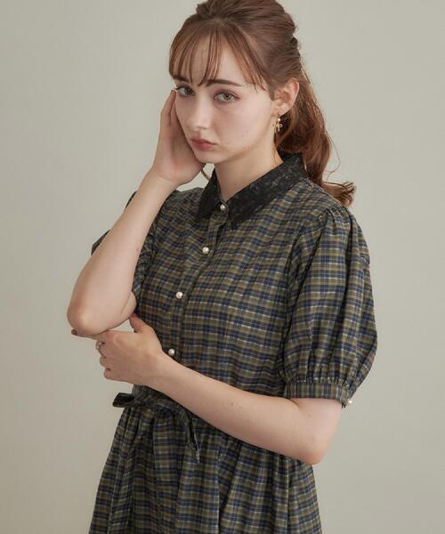 Couture Brooch（クチュール ブローチ） ワンピース 夏 半袖 「大人の
