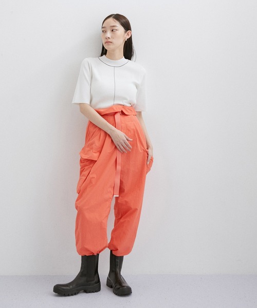 「ADAM ET ROPE'」 カーゴパンツ 36 ベージュ系その他 レディース_画像2