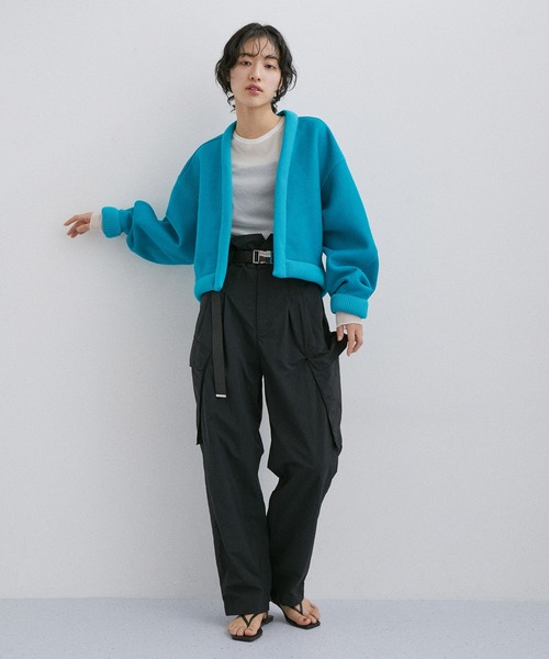 「ADAM ET ROPE'」 カーゴパンツ 36 ベージュ系その他 レディース_画像6