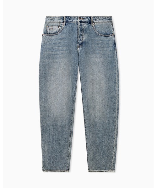 ジーンズ 「A|X アルマーニ エクスチェンジ」ライトブルーウォッシュ ルーズテーパード デニムパンツ_J82 LOOSE TAPERED メンズ