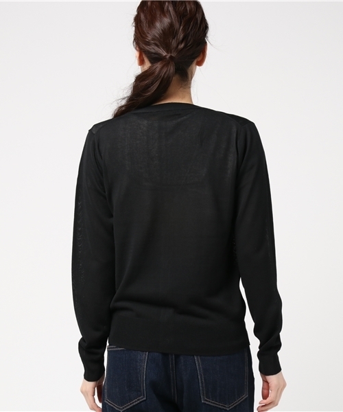 TITE IN THE STORE カーディガン レーヨンコットンVネック長袖