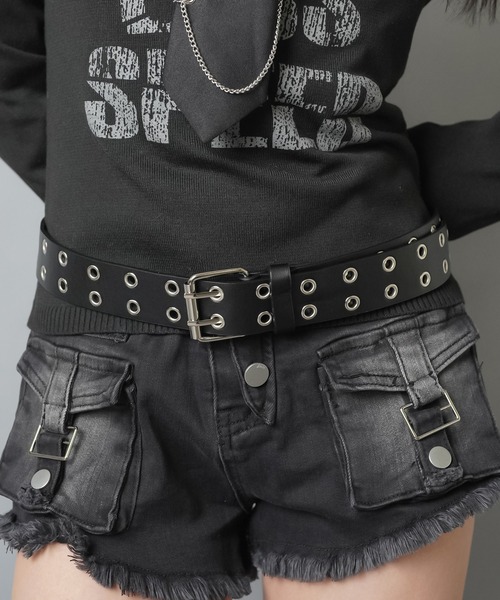 SPINNS（スピンズ） ベルト 2ホール合皮ハトメベルト/ロング