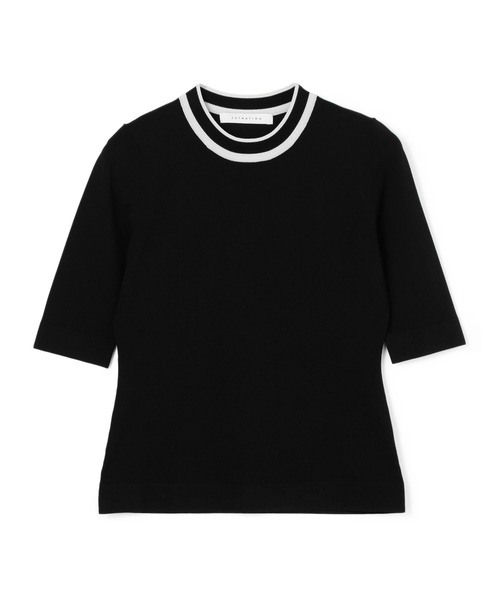 期間限定特価 ニット Estnation パイピングハーフスリーブニット Rakuten Zoetalentsolutions Com