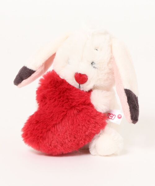 nici（ニキ） おもちゃ NICI/ぬいぐるみ ラブバニー＆ハート 13cm