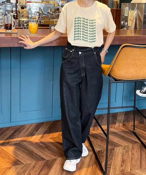 tシャツ デザインロゴミックスTシャツ レディース : ZOZOTOWN