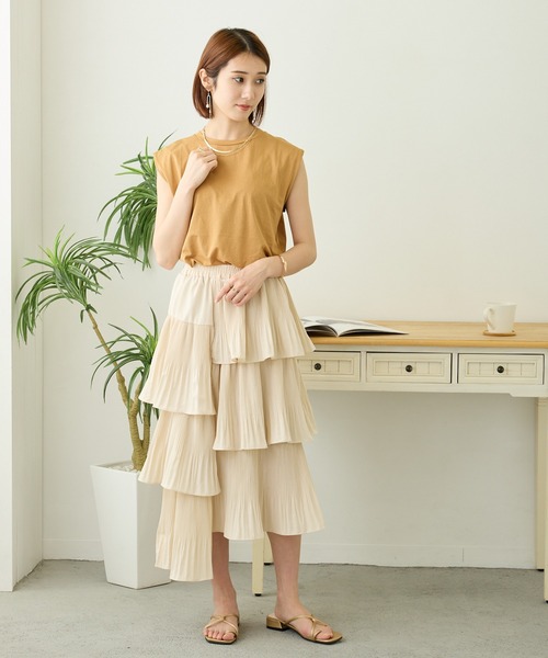 スカート アシンメトリーティアードスカート : ZOZOTOWN Yahoo!店