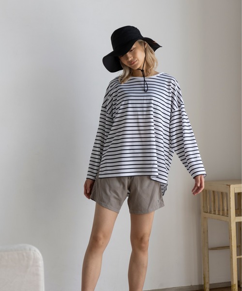 Ocean Pacific tシャツ 「OP:オーピー」レディースボーダーロングT  